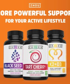 Zhou Turmeric Curcumin and Ginger with Bioperine 1800 mg | Extra Strength Antioxidant for Maximum Joint Comfort and Mobility | Non-GMO | 30 Servings, 90 Veggie Caps 17 71I77eqCSL