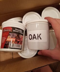 Camerons Natural Extra Fine BBQ Wood Chips - Apple, Cherry, Bourbon, Oak, Hickory, Maple, Pecan, Mesquite (8 Pints)- Sawdust Shavings for Smoking Guns, Smokers, Smoke Boxes - Barbecue Variety Gift Set 32 71I7PetiMzL