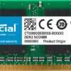 Crucial 2GB Single DDR2 800MHz (PC2-6400) CL6 SODIMM 200-Pin Notebook Memory Module CT25664AC800 42 71I7iE80GeL
