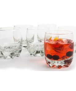 Bormioli Rocco Galassia Rocks Glasses (Set of 4), 10 oz, Clear 11 71I82g 4zvL