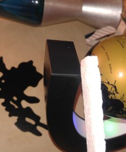 Senders Floating Globe with LED Lights C Shape Magnetic Levitation Floating Globe World Map for Desk Decoration (Gold) 19 71I8NOb4apL