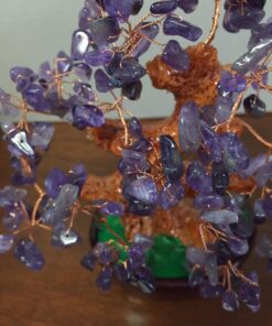 Parma77 Amethyst Crystal Tree, Purple Healing Crystals Gemstones Bonsai Money Tree, Purple Room Decor Cubicle Office Desk Decor for Women, Feng Shui Wealth and Luck Spiritual Gifts for Women 39 71I8twFy9yL