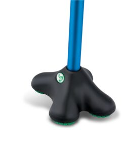 Hugo Mobility 731-859 Adjustable Offset Quadpod Walking Cane with Ultra Stable Cane Tip, Aquamarine 1 Count (Pack of 1) 7 71I9DKTgsfL