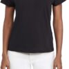 Madewell Women's Whisper Cotton V-Neck Tee XX-Small True Black 32 71IAdp5CJgL