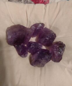 Hypnotic Gems Materials: 1 lb Amethyst Stones AAA Grade Large Chunk from Brazil - Raw Natural Rough Crystals for Cabbing, Tumbling, Lapidary, Polishing, Wire Wrapping, Wicca & Reiki Crystal Healing #B: 1 Pound Lot 5 71IAmeJc5sL