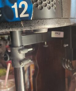 Pyle 90°-30° Angle, Tilt, Rotation Solid-Steel Pin Serves as Safety-Stop Mount Speaker Bracket Stands-Dual Universal Adjustable w/ 12.5'' Distance from Wall (PSTNDW15) 23 71IB3eWnTCL