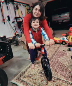 Strider 12” Classic Bike - No Pedal Balance Bicycle for Kids 18 Months to 3 Years - Includes Built-In Footrest, Handlebar Grips & Flat-Free Tires Strider Red 21 71IBcWSIuwL