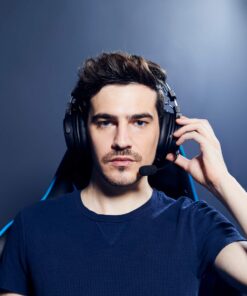 Audio-Technica ATH-G1WL Premium Wireless Gaming Headset for Laptops, PCs, & Macs, 2.4GHz, 7.1 Surround Sound Mode, USB Type-A, Black, Adjustable 18 71IC2T4ZaaL