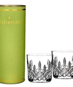 Waterford Lead Crystal Giftology Lismore Tumbler Pair, 9 fl oz Clear