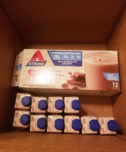 Atkins Milk Chocolate Delight Protein Shake, 15g Protein, Low Glycemic, 2g Net Carb, 1g Sugar, Keto Friendly, 12 Count 35 71ID1pPxfL