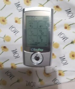 Ohuhu Tens Unit Muscle Stimulator: 24 Modes Rechargeable Tens Stimulator Machine - 16 Pads Electric EMS Unit Massager Acupoint Map Included for Back Shoulder Legs Pain Relief Christmas Gift - Silver 30 71IDytWO0tL