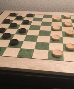 WE Games Checkers Pieces Only, Wooden Checker Board Game Pieces, 24 Red and Black Stackable Player Pieces with a Drawstring Storage Bag, 1.5 Inch Diameter Carved Versatile Backgammon Game Pieces 28 71IE7V4Kb3L