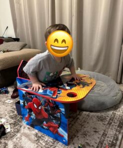 Delta Children Chair Desk With Storage Bin - Greenguard Gold Certified, Spider-Man, Arm Rest, Cushion Availability, Engineered Wood 28 71IEBPYN5uL