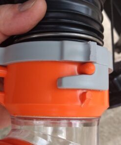 Camco RhinoFLEX Clear 45 Degree RV Sewer Hose Swivel Fitting- Allows You to See When Tank is Empty, Odor Protection; Durable and Secure Connection (39847) 26 71IEJ1I4NYL