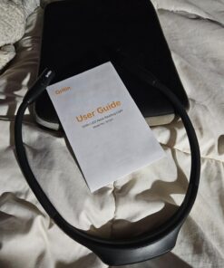 Gritin LED Neck Reading Light,Book Light for Reading in Bed-Eye Caring 3 Colors,Dimmable Brightness,Bendable Arms,80+Hrs Runtime,Neck Round Design,Comfortable&Lightweight for Reading,Crafting,Knitting Black 37 71IFAWgboL