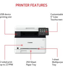 Canon Color imageCLASS MF653Cdw - Multifunction, Duplex, Wireless, Mobile-Ready Laser Printer with 3 Year Limited Warranty, White 10 71IFOXupRrL
