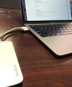 Kingston Nucleum USB C Hub, 7-In-1 Type-C-Adapter Hub Connect USB 3.0, 4K HDMI, SD and MicroSD-Card, USB Type-C Charging for MacBook, Chromebook, and Other USB Type-C devices Single Item 53 71IFZy1snTL