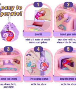 Amy&Benton Claw Machine for Kids Grabber Arcade Crane Vending Toy with Prizes for Girls Unicorn 26 71IG5EYZSCL