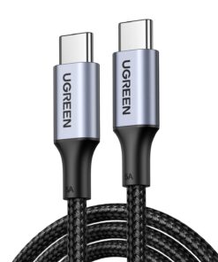 UGREEN 100W USB C to USB C Cable Type C Fast Charging Compatible with iPhone 15/15 Plus/15 Pro/15 Pro Max/Samsung Galaxy S23/S22 Ultra/Laptop/Tablet/Switch, etc. 6.6FT Black 1 19 71IGgbNioEL