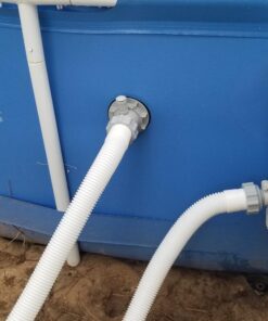 Intex 29061E Type B Pool Clamp on Fittings Converter Pool Accessory, Gray 32 71IHiNoquqL