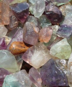 Fantasia Materials: 3 lbs Rainbow Fluorite Rough Stones from China 16 71IIFWF4 LL 1