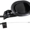Reliable Recliner Replacement Parts - Universal Small Oval Black Plastic Pull Recliner Handle 3" by 3.5" with Cable - Exposed Cable Length (4.75") Length 36" Couch Style Pull Chair Release Handle Sofa Small Black Flapper Original 46 71IIMxfhb5L