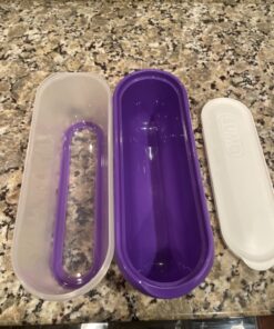 SUMO Ice Cream Containers with Lids for Homemade Ice Cream - Set of 2 Tubs - 1.5 Quart or 3 Pints per Container, Reusable Ice Cream Containers for Freezer Storage, Purple 2 Containers (1.5 Quart Each) 28 71IIVU0ODqL