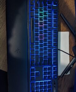 Razer Ornata Chroma Gaming Keyboard: Hybrid Mechanical Key Switches - Customizable Chroma RGB Lighting - Individually Backlit Keys - Detachable Plush Wrist Rest - Programmable Macro Functionality 33 71IIaCjBVRL