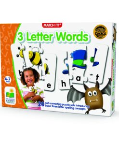 Alternative view of The Learning Journey: Match It! - 3 Letter Words -Spelling Puzzles for Kids Ages 3-5, Learn to Read With Preschool Learning Materials and Learning Games - Award Winning Educational Toys