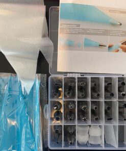 Bakers dozen Premium Piping Bags 12" with Extra Tickness | 100 Disposable Pastry Bags with 1 Coupler and 2 Ties | Kitchen Icing Bags | Cake Decoration Piping Bags | Anti-Burst and Non-slip Piping Bag 12 IN 100 Pastry Bags Pieces 46 71IJPQQVvAL