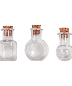 Alternative view of Tiny Glass Vials by Tim Holtz Idea-ology, Pack of 9, Assorted Sizes, TH93201