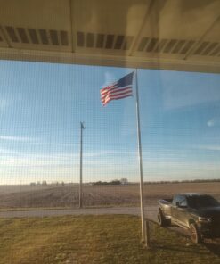 American Flags for Outside 5X8 -American Flag 5x8 Made in USA -Heavy Duty Flags Outdoor with Embroidered Stars and Sewn Stripes 5x8 US Flag for High Wind- All Weather Flags 5 by 8 Foot 27 71IKwea0SBL