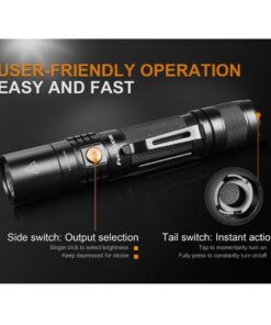 Fenix UC35 V2.0 1000 Lumen Rechargeable Tactical Flashlight with LumenTac Organizer 13 71ILrMndmNL