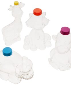 Rhode Island Novelty 5.5"X6"Zoo Animal Sand Art Bottle