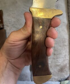 Mossy Oak 14-inch Bowie Knife, Full-tang Fixed Blade, Wood Handle Hunting Knife with Leather Sheath for Camping, Hiking, Survival 47 71ILz4dG7RL