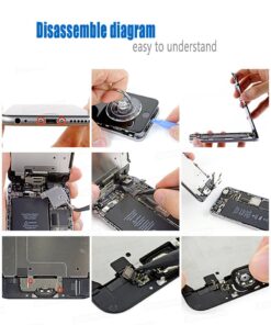 Johncase OEM Home Button Flex Ribbon Cable Assembly w/Rubber Gasket Replacement Part Compatible for iPhone 6/6 Plus (Gold) Iphone 6/6 Plus (Gold) 10 71IMXO7tzfL