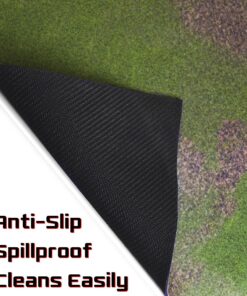 Stratagem 6' x 4' Open Field Grass Terrain Neoprene Tabletop Wargaming Grass Field Battlemat with Carrying Case 27 71INxqCnwDL