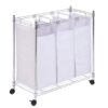 Honey-Can-Do Urban Triple Sorter, White 34 71IOCD0u 7L