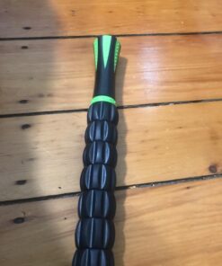 Idson Muscle Roller Stick for Athletes- Body Massage Sticks Tools Massager for Relief Muscle Soreness,Cramping and Tightness,Help Legs and Back Recovery,Black Green Black Green 39 71IQRejNf L
