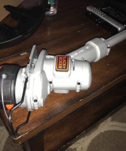 BLACK+DECKER 20V MAX Cordless String Trimmer, 2 in 1 Trimmer and Edger, 12 Inch, Battery Included (LST300) 20V String Trimmer Kit 34 71IQVOzdYxL