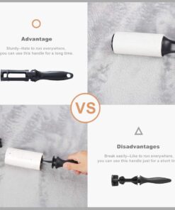 WulaWindy Lint Roller Pet Hair Remover - Extra Sticky Lint Remover Rollers for Clothes Sofa Carpet Pet Hair Dirt Removal - 8 Pack Refills, 512 Sheets Total 15 71IQhAvB7zL