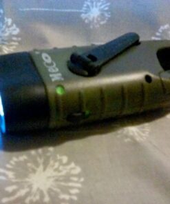 MECO Hand Cranking Solar Powered Rechargeable Flashlight Emergency LED Flashlight Carabiner Dynamo Quick Snap Clip Backpack Flashlight Torch Weather Ready, 8 Lumen - Green 26 71IQsG23vL