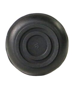 PCP Replacement Cane Tips, 3/4 inch / 1.9 cm Diameter (Gray, Two Tips), Black, 3/4-Inch Diameter 14 71IRBPttXL