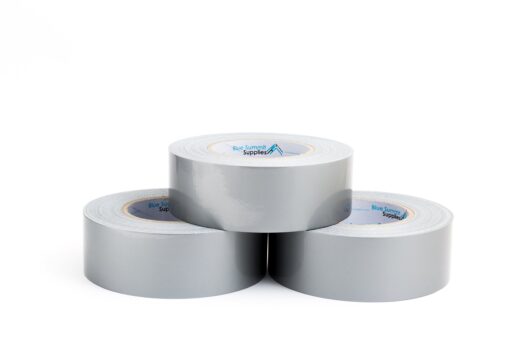 3 Pack Duct Tape, Tear by Hand Design, Silver, Strong 7.3mil Thickness, Designed for Home and Office use with Commercial Grade Strength, 60 Yard Length, 180 Total Yards 3