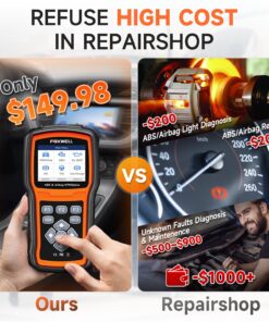 FOXWELL NT630 Plus OBD2 Scanner Diagnostic Tool, Car Code Reader ABS Scan Tool Bleeding Brake SRS Scanner Bidirectional Control with Airbag Light Reset SAS Calibration Oil Light EPB Service 43 71IRzTVIBnL