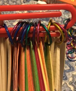 Charles Leonard Loose Leaf Rings, 1" Diameter, Metallic Assorted Colors, (85000), 50 per pack Assorted Metallic Colors 50 Count 1 Inch Diameter 17 71ISxMh2ZDL