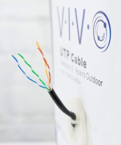 VIVO Black 1,000ft Bulk Cat5e, CCA Ethernet Cable, 24 AWG, UTP Pull Box, Cat-5e Wire, Waterproof, Outdoor, Direct Burial, CABLE-V003 1,000 ft 10 71ITK0uZFHL