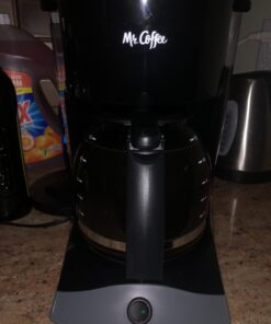 Mr. Coffee Coffee Maker with Auto Pause and Glass Carafe, 12 Cups, Black 31 71ITOkYegL