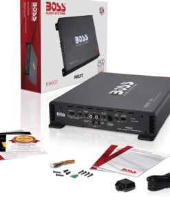 BOSS Audio Systems R3400D Class D Car Amplifier - 3400 High Output, 1 Ohm Stable, Digital, Monoblock, Mosfet Power Supply, Great for Subwoofers 3400W Monoblock 17 71ITaqEgakL