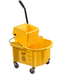Genuine Joe GJO60466 Splash Guard Mop Bucket/Wringer, 6.50 Gallon Capacity, Yellow 14 71ITf1q3LsL